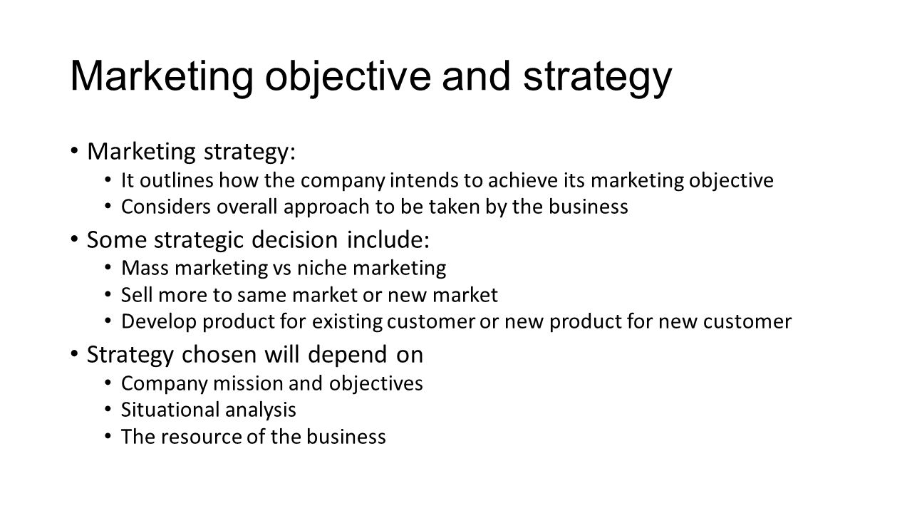 An analysis of the marketing objectives and strategies of hallmark